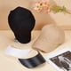 thumbnail image 5 of 20 piezas de insertos de visera para gorra de béisbol de 6,1 x 4,9 pulgadas, color blanco y negro, moldeadores de plástico para ala de gorra de béisbol, insertos para gorras de impacto., 5 of 6