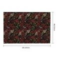 thumbnail image 3 of Lsque Fishbone Rose Pattern Flag,Fishbone Rose Printed Garden Flag 48 x 72 in - Double Sided Small Flags for Yard, 3 of 9
