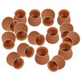 thumbnail image 1 of 16 PCS silla tapas de pierna, muebles elásticos cubierta de protección de Marrón Redondo Zulema gorras para piernas cubre almohadillas, 1 of 8