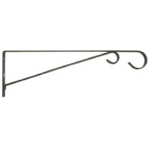 85551D 15 in. Black Powder Coated Steel Hanging Plant Bracket