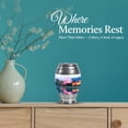 thumbnail image 6 of SABURIAL Train Urn - Small Miniature Urn For Adult - 3 Inch - Pack Of 2 - Decorative For Mom & Dad - Little Urns For Human - Cremation Urns, 6 of 7