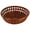 Brown, variant on TAILTOSS Woven Fruit Storage Basket Bamboo Material For Households Office Use 1Pack 10.6x10.6x3.9In