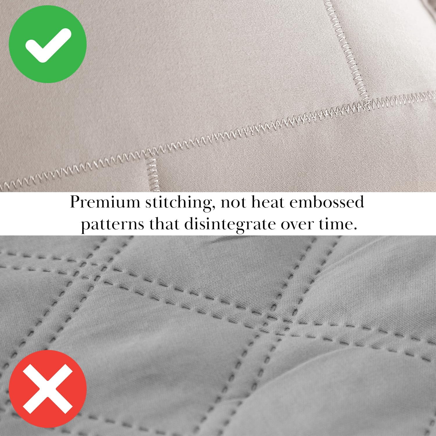 Lightweight Brickyard Embroidered 3-piece Brickyard Quilt Set by Southshore Fine Linens