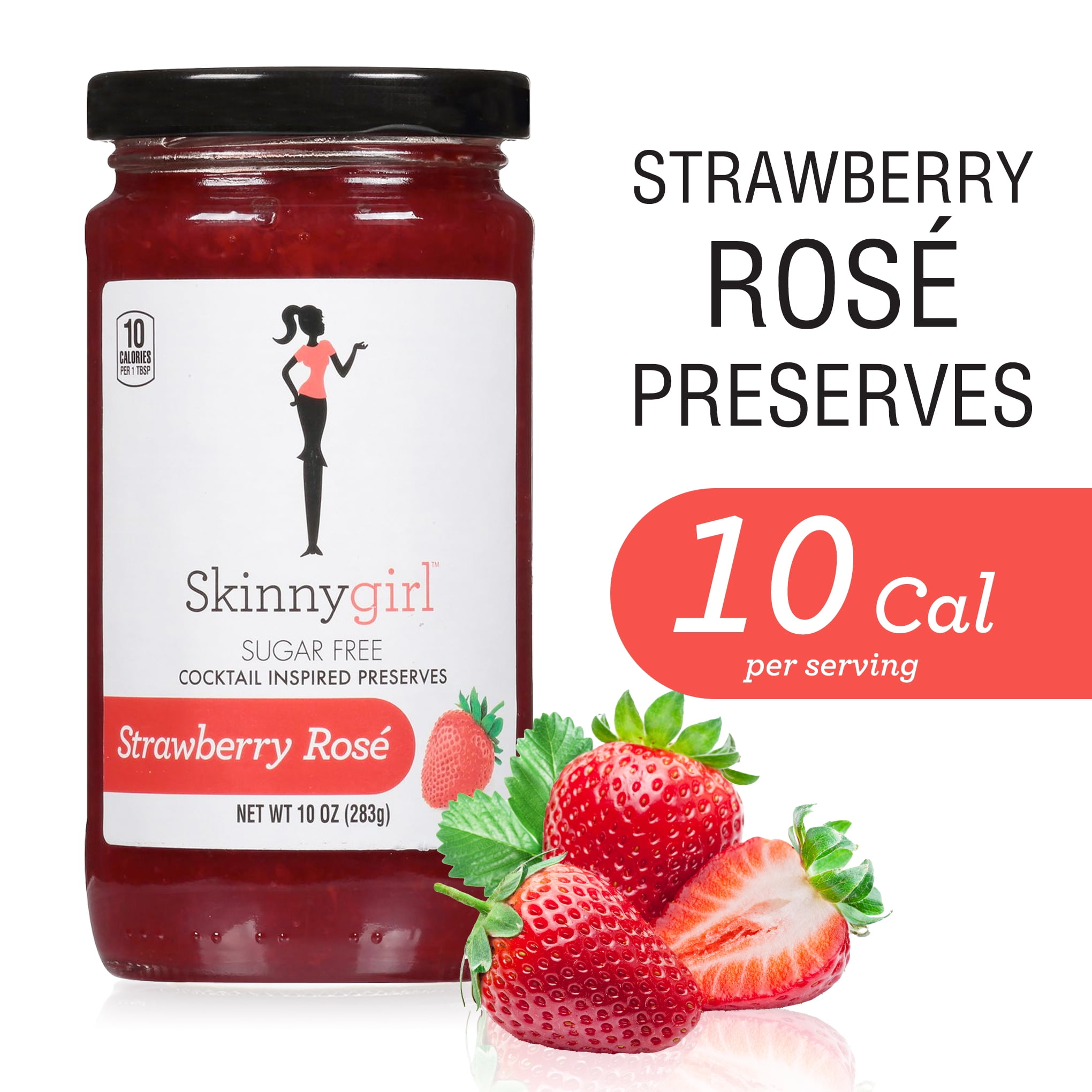 Skinnygirl Sugar-Free Cocktail Inspired Strawberry Ros Preserves, 10 oz