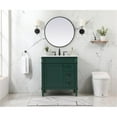 thumbnail image 6 of Elegant Kitchen and Bath 32 inch Single bathroom vanity in green, 6 of 8