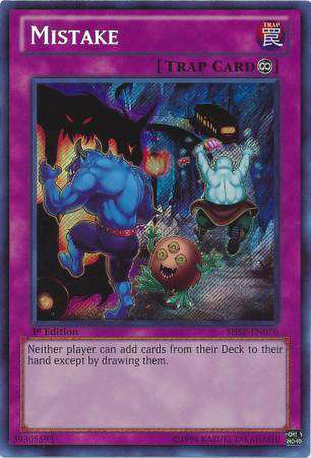 YuGiOh Shadow Specters Secret Rare Mistake SHSP-EN076
