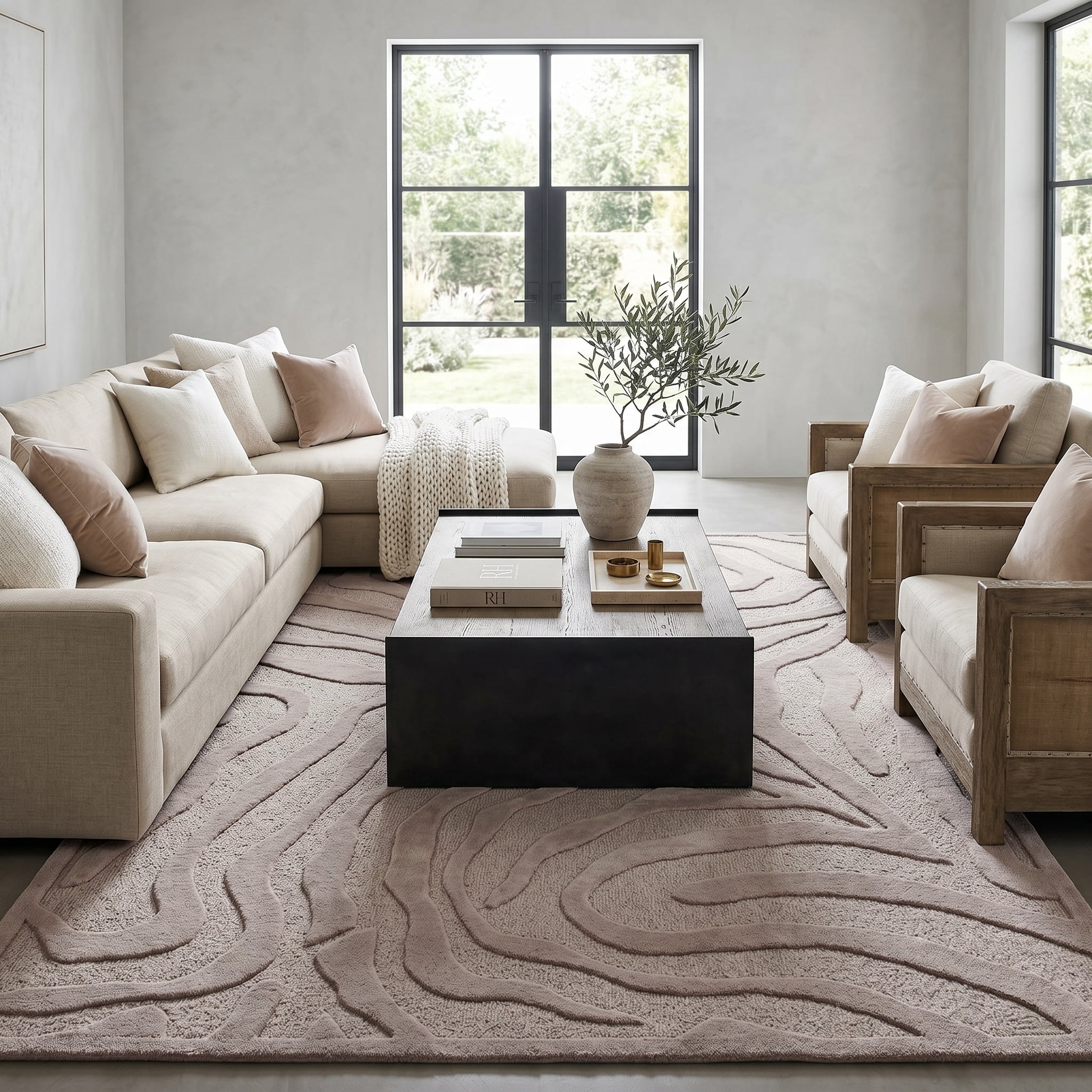 Ox Bay Lodge Animal Love Indoor Printed Fashion Modern Area Rug, Gray