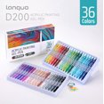 thumbnail image 2 of Juego de bolígrafos de gel acrílico Languo Click con punta de 0,7 mm, 36 colores, 2 of 8