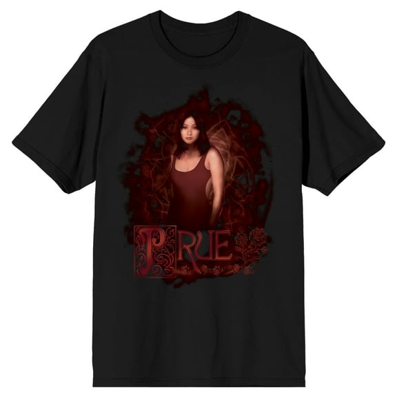 Charmed Prue Halliwell Adult Black Short Sleeve Tee-Medium