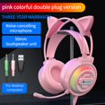 thumbnail image 1 of Auricures Estéreo de 3, Juegos sobre Orej Estéreo con Micrófono Flexible con oreja Macarena auriculares para juegos, 1 of 8