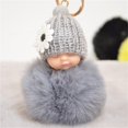 thumbnail image 1 of Llaveros de muñeco de bebé para mujer, llaveros de felpa de piel sintética, pompón esponjoso, bolsa de juguete, envío directo, 1 of 5