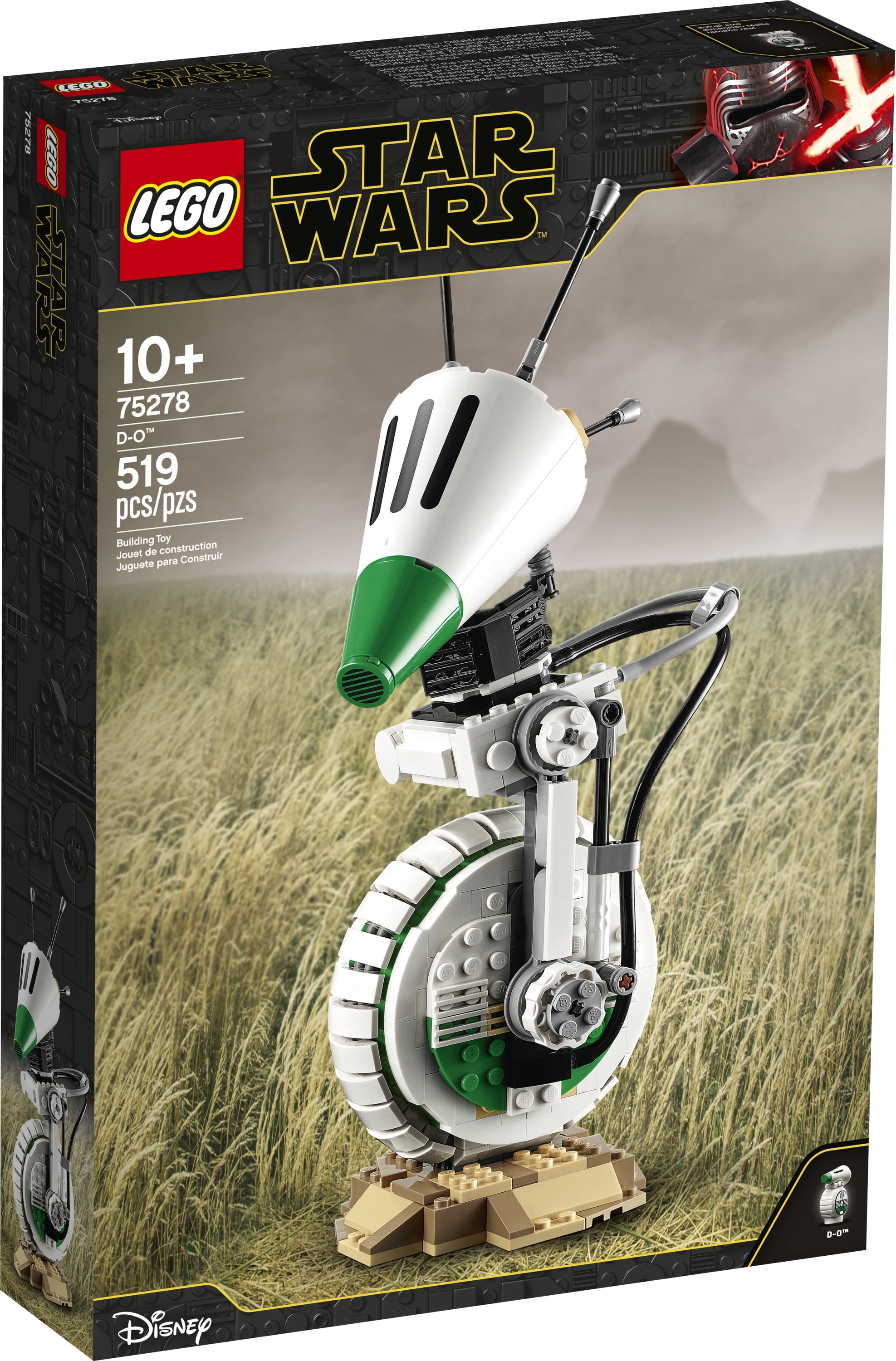 LEGO 75278 Star Wars D-O Droid Kit, The Rise of Skywalker Building Set (519  Pieces) - Walmart.com