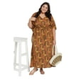 thumbnail image 3 of Gypsie Blu Women's Plus Size Rayon Kaftan Dresses Long Maxi Dress for Ladies Girls Online, 3 of 7