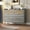 Grey, variant on Hetoy 6 Drawer Double Dresser for Bedroom, 47" Wide Modern Closet Dressers Chest of Drawers, Wood Storage Dresser Organizer for Nursery Bedroom Living Room Hallway Closet,Grey