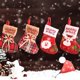 thumbnail image 4 of Bolsa de dulces Regalo de Navidad Calcetín Adorno de Navidad, 4 piezas Calcetín de Navidad Colgante de botas de Navidad, Calcetines de chimenea de Navidad, Santa Elk Calcetín de nudo de Navidad Calcetín de Navidad para árbol de Navidad ER, 4 of 4