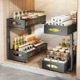 thumbnail image 7 of ChaoLink 2-Tier Under Sink Organizer, Adjustable Pull Out Cabinet Storage Drawers, Multi-Purpose Cabinet Organizer, 7 of 7