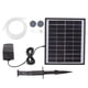 thumbnail image 2 of Bomba de oxígeno solar, bomba de oxígeno solar de 10 V, bomba de aire alimentada por energía solar, accesorios para peceras, integración perfecta, 2 of 12