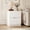 White, variant on Heynemo Handless Nightstand with 2 Drawers, Modern End Table for Bedroom, Living Room, Hallway, White