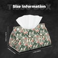 thumbnail image 6 of Lsque Palm Trees and Tropical Printed Long Tissue Box Cover Holder, Facial Paper Organizer Dispenser,Triangle with Bottom Belt, PVC Leather Decorative Organizer, 6 of 9