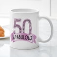 thumbnail image 3 of CafePress - 50 & Fabulous Diamonds Mugs - 11 oz Ceramic Mug - Novelty Coffee Tea Cup, 3 of 4