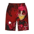 thumbnail image 2 of Hazbin Hotel Alastor Men's Beach Shorts Swim Trunks Casual Quick Dry Board Shorts Swimwear Pants with Mesh Lined and Pockets, 2 of 8