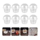 thumbnail image 4 of 100 vasos de fruta de 250 ml con tapa, tapas pequeñas, recipientes para helado, yogur, suministros para hornear para niños, vasos de postre desechables perfectos, vasos transparentes para ensalada, 4 of 5