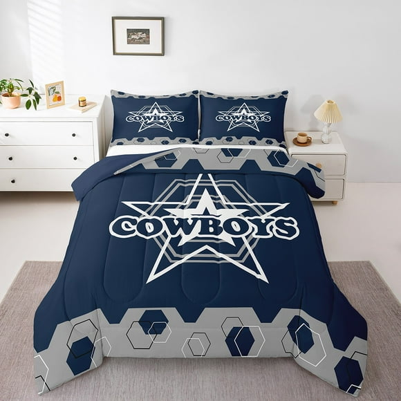 Erosebridal Western Cowboys Comforter Sets Toddler Size,Texas Stars Comforters & Duvets,Boys Bedroom Decor,Reversible,Breathable,2pcs