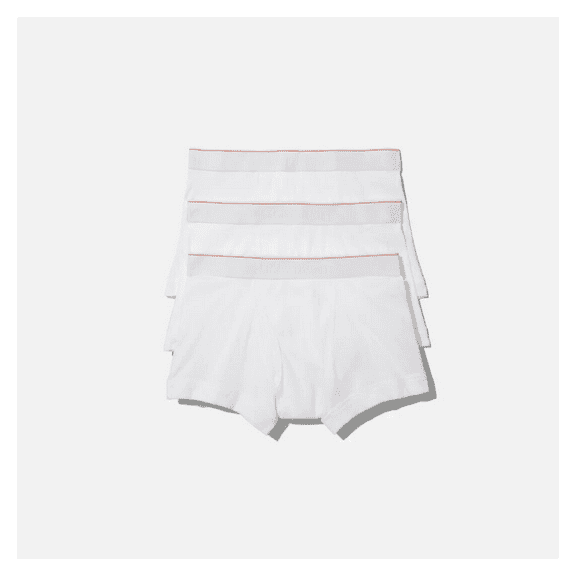 $88 HERON PRESTON FOR CALVIN KLEIN 3-Pack Trunk, White, Size Xlarge