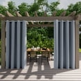 thumbnail image 1 of MesaSe Rideaux d'Extérieur pour Patio Imperméables Isolés Bloquant la Chaleur et la Lumière, Draperies Résistantes à la Décoloration, Rideau Épais pour Balcon, Pelouse, Jardin, 1 Panneau, 1 of 7