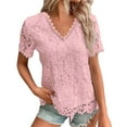 thumbnail image 1 of Camiseta de verano sin mangas holgada con cuello cuadrado y pliegues para mujer - Camiseta informal con dobladillo curvo - Mezcla de poliéster y spandex, 1 of 5