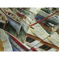 thumbnail image 4 of Ambesonne Italian Quilted Bedspread Set 3 Pcs, Boats in Naples, Queen Size, Multicolor, 4 of 5