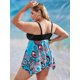 thumbnail image 4 of Tamaño de la malla de Octopus Malla HANKY HEM TANKINI TWORKING Rosegal Vestidos Estampados Tallas Grandes, 4 of 5