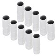 thumbnail image 1 of Tubo de base para lámpara de vela, 10 piezas E14, soporte de lámpara de vela de metal, accesorios de iluminación de tubo, estética elegante, 1 of 12