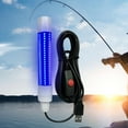 thumbnail image 6 of Dualoai Underwater Fishing Light 5V LED Night Fishing Light Fishing Attracting Light Blue Light, 6 of 9