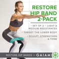 thumbnail image 4 of Bandas de Resistencia Gaiam Restore círculos elásticas para glúteos Mujeres y Hombres con Resistenci, 4 of 4