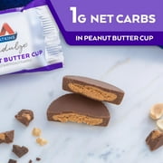 Atkins Endulge Treats, Peanut Butter Cups, Sugar Free Candy, Keto Desserts, Low Sugar Treats, 20 Count (10ct Value Pack)