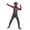 Black, variant on Halloween Superhero Fancy Dress Costumes, Superhero Onesie Cosplay Outfits with Masks, One-Piece Superhero Jumpsuit, Halloween Party Dress up Performance Costume for Men, Black/M
