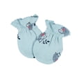 thumbnail image 3 of Gerber Baby Girl Mittens, 4-Pack, Sizes Newborn - 0/3 Months, 3 of 7