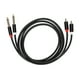 thumbnail image 1 of Cable Dual A TRS Dual De 1/4 Pulg., Cable Bidireccional A TRS Para Amplificador De Potencia, 1 of 7