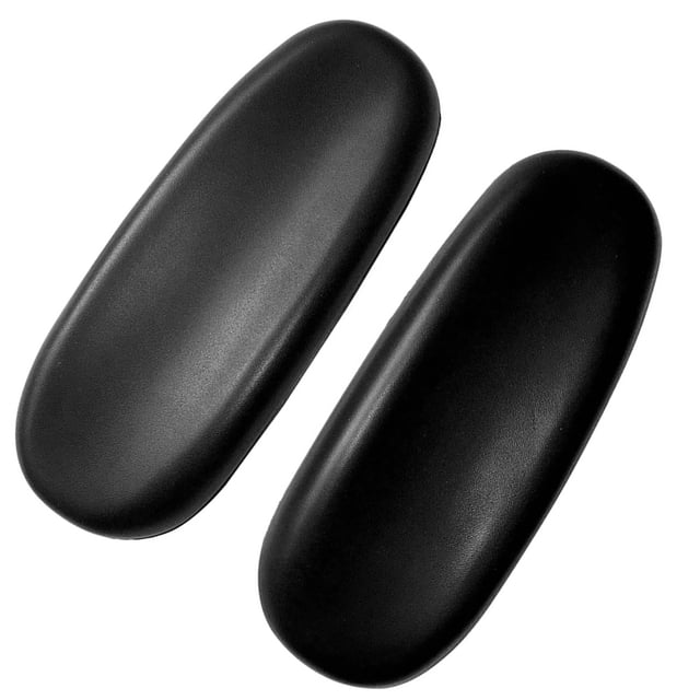 RENACLIPY 1Par Protector De Reposabrazos Para Oficina Universal En PU Negro