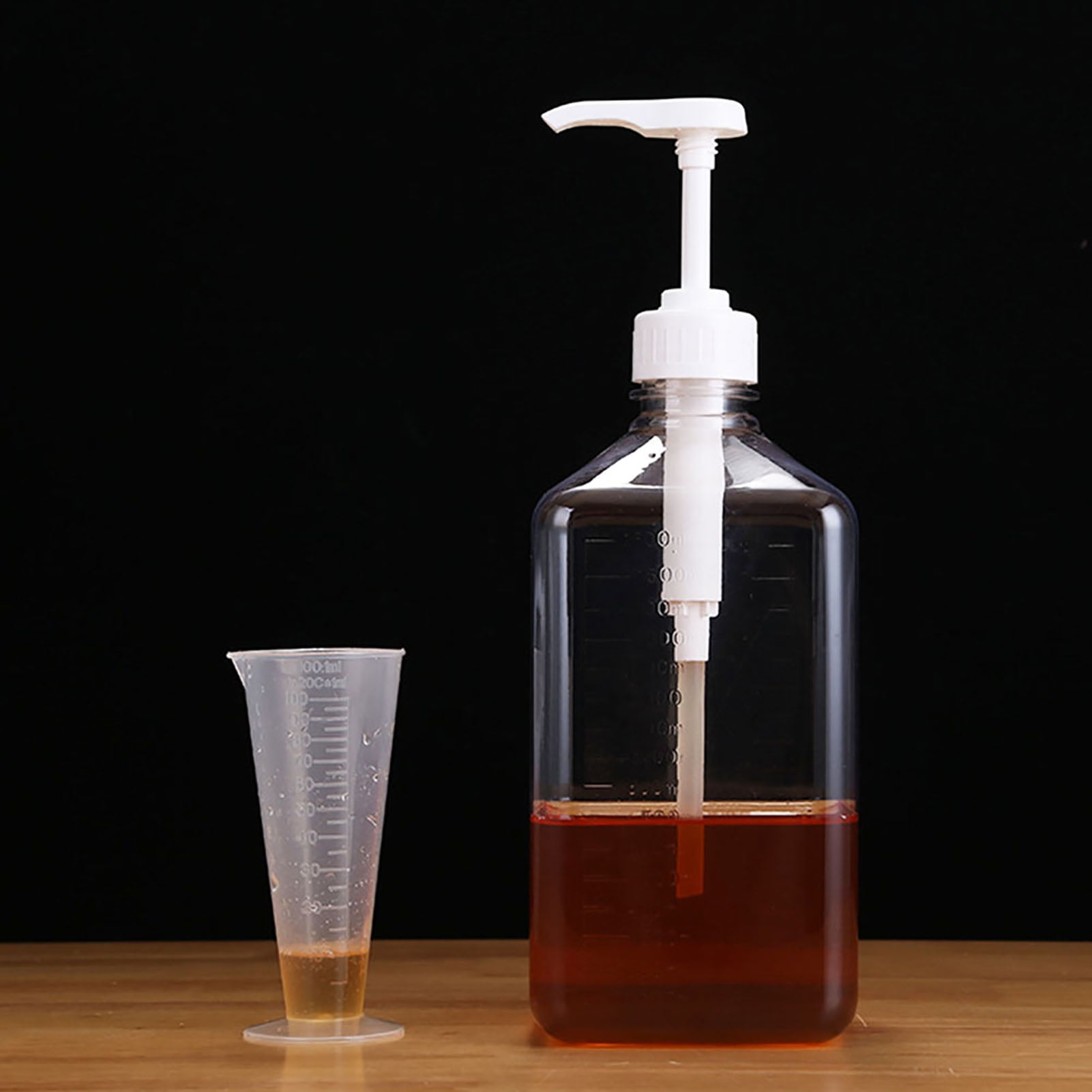 5x Plastic Syrup Juice Pump Dispenser Pump Head Kitchen Table Accessory 