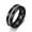 Black, variant on Jewmon Men Tungsten Wedding Band Cubic Zirconia Tungsten Carbide Ring Black Silver Eternity Ring 8mm