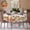 Citrouilles, variante sur Nappe Ronde 60 Pouces - Couverture de Table Feuilles Colorées Nappe Botanique Colorée Réutilisable pour Cuisine Fête Maison Ferme