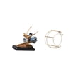 thumbnail image 5 of CoudarTitie Ballet Dancer Ornament Figure Ballerina Girls Statue Gift Desk Figurine for Restaurant Fireplace Decorating Metal 3 Tier Wall Hanging Shelf Decor, 5 of 8