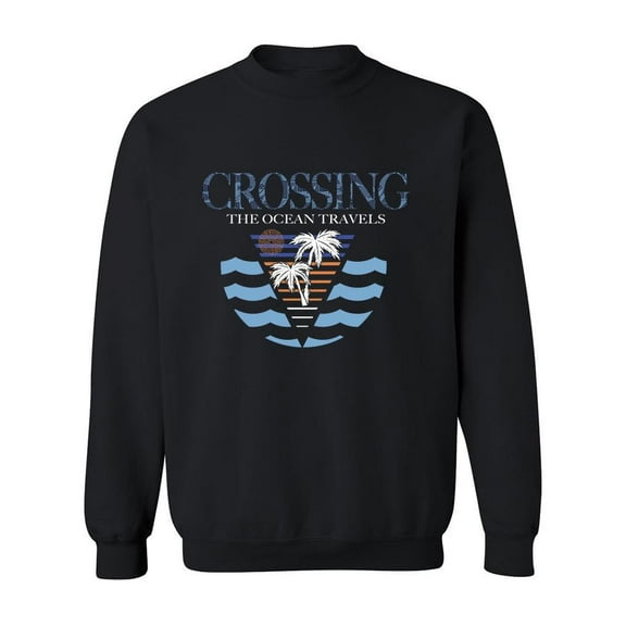 Crossing, The Ocean Travels Sweatshirt Men -Image by Shutterstock, Male Large