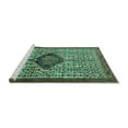 thumbnail image 2 of Ahgly Company Machine Washable Indoor Rectangle Persian Turquoise Blue Traditional Area Rugs, 4' x 6', 2 of 4