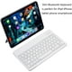 thumbnail image 2 of Teclado Bluetooth ultradelgado Mini teclado inalámbrico portátil recargable para Apple iPad iPhone Samsung Tablet Teléfono Smartphone iOS Android Windows (10 pulgadas blanco), 2 of 5
