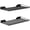 Black, variant on White Wall-mounted Floating Shelves 2 Pack For Closet Laundry Room