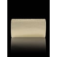 thumbnail image 5 of REMANLAND Champagne Gold Glitter Formal Clutch Bag, Matching Teardrop Crystal Necklace Earrings Bracelet Jewelry Set for Wedding Banquet, 5 of 7