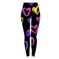 thumbnail image 4 of Fgvctg Womens Valentines Day Leggings Yoga High Waisted Full Length Stretch Workout Leggings Cute Love Heart Print Athletic Outfits Plus Size Thermal Yoga pants Joggers Clothing Multicolor L, 4 of 6